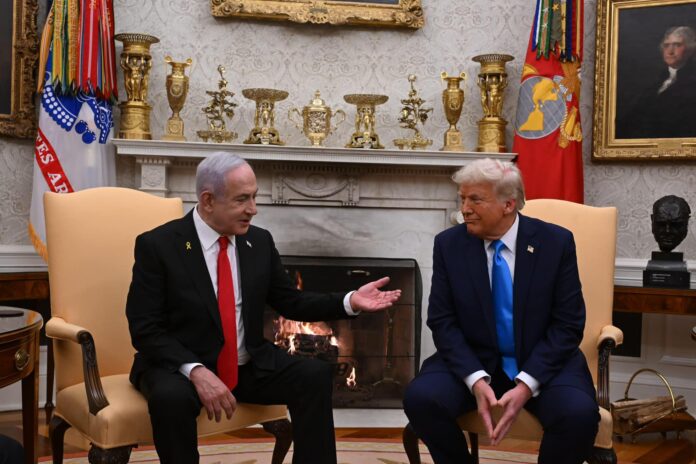 Donald Trumo și Beniamin Netanyahu