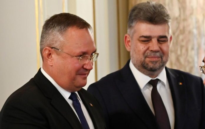 Nicolae Ciucă și Marcel Ciolacu